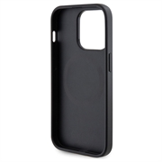 iPhone 15 Pro Max Guess Saffiano Hybrid Cover - MagSafe Kompatibel - Sort