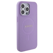 iPhone 15 Pro Max Guess Saffiano Hybrid Cover - MagSafe Kompatibel - Lilla