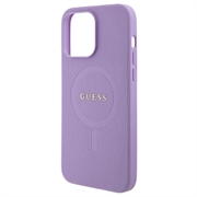 iPhone 15 Pro Max Guess Saffiano Hybrid Cover - MagSafe Kompatibel - Lilla