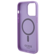 iPhone 15 Pro Max Guess Saffiano Hybrid Cover - MagSafe Kompatibel - Lilla