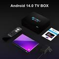 H96 Max M9 Android 14 Smart TV-boks - WiFi 6, Bluetooth 5.4 - 128GB/8GB