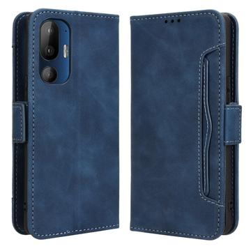 HTC U24 Pro Pung Cover med Kortholder - Blå