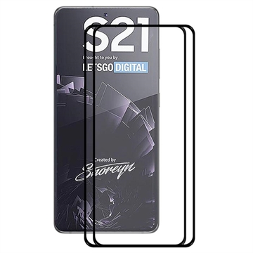 Samsung Galaxy S21 5G Hat Prince Full Size Skærmbeskyttelse Hærdet Glas - 9H - 2 Stk.