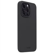 iPhone 15 Pro Max Holdit Silikone Cover - Sort