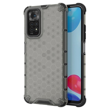 Xiaomi Redmi Note 11/11S Honeycomb Armored Hybrid Cover - Sort