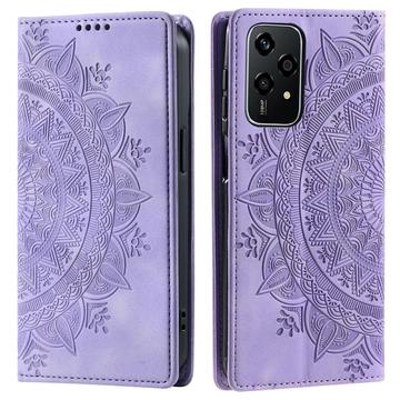 Honor 200 Lite Mandala Series Etui med Pung - Lilla