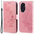 Honor 200 Mandala Series Etui med Pung - Pink