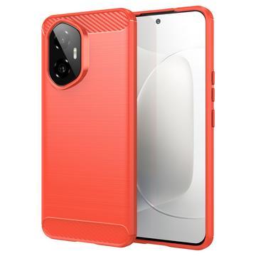 Honor 300 Børstet TPU Cover - Karbonfiber