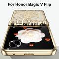 Honor Magic V Flip Mechanical Legend Galvaniseret plastik cover - Guld