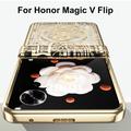 Honor Magic V Flip Mechanical Legend Galvaniseret plastik cover - Sølv