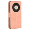 Honor Magic6 Lite/X9b Pung Cover med Kortholder - Pink