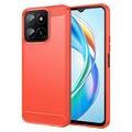 Honor X5b/X5b Plus Børstet TPU Cover - Karbonfiber