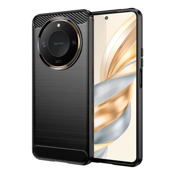 Honor X60 Børstet TPU Cover - Karbonfiber