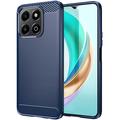 Honor X6b Børstet TPU Cover - Karbonfiber