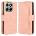 Honor X6b Pung Cover med Kortholder - Pink