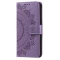 Honor X6b Mandala Series Etui med Pung - Lilla