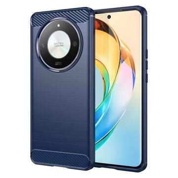 Honor X9b Børstet TPU Cover - Karbonfiber