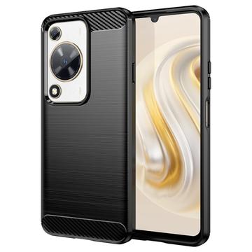 Huawei Enjoy 70 Børstet TPU Cover - Karbonfiber