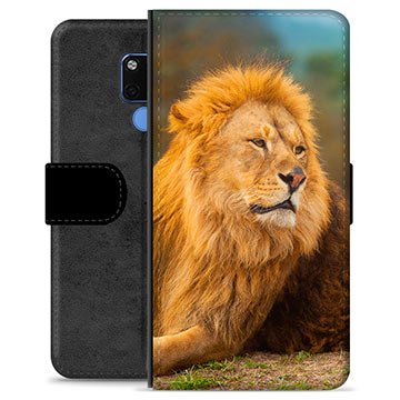 Huawei Mate 20 Premium Flip Cover med Pung - Løve