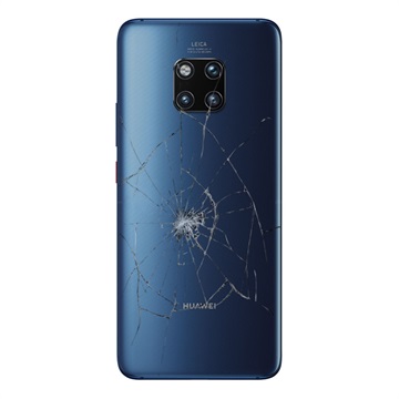 Huawei Mate 20 Pro Bag Cover Reparation - Blå