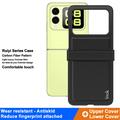 Huawei Nova Flip Imak Ruiyi Hybrid Cover - Karbonfiber - Sort