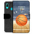 Huawei P Smart (2019) Premium Flip Cover med Pung - Basketball