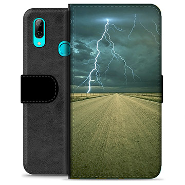 Huawei P Smart (2019) Premium Flip Cover med Pung - Storm