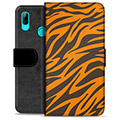 Huawei P Smart (2019) Premium Flip Cover med Pung - Tiger