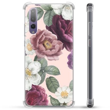 Huawei P20 Pro Hybrid Cover - Romantiske Blomster