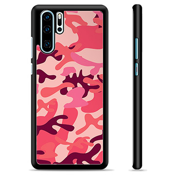 Huawei P30 Pro Beskyttende Cover - Pink Camouflage