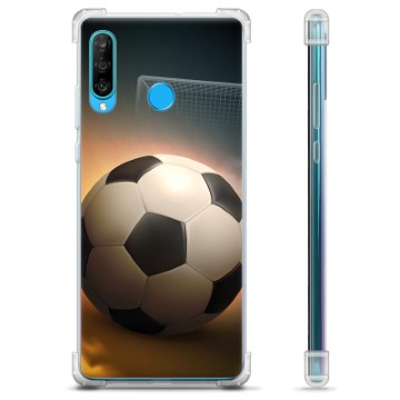 Huawei P30 Lite Hybrid Cover - Fodbold