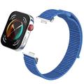 Huawei Watch Fit 3 Nylonrem med Velcrolukning - Blå