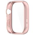 Huawei Watch Fit 3 Plastikcover med Skærmbeskyttelse Hærdet Glas - Pink
