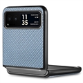 Motorola Razr 40 Hybrid Cover - Karbonfiber