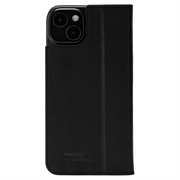 iPhone 15 Plus JT Berlin BookCase Tegel Flip Lædercover - Sort