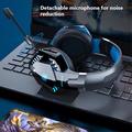 KOTION EACH G2000BT Stereo Gaming Headset Støjreducerende Over Ear-hovedtelefoner med aftagelig mikrofon