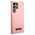 Karl Lagerfeld 3D Monogram Samsung Galaxy S23 Ultra 5G Hybrid Cover - Pink