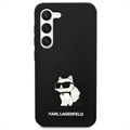 Karl Lagerfeld Choupette Samsung Galaxy S23+ 5G Silikone Cover - Sort