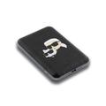 Karl Lagerfeld præget MagSafe Power Bank 5000mAh - Karl & Choupette Heads - Sort