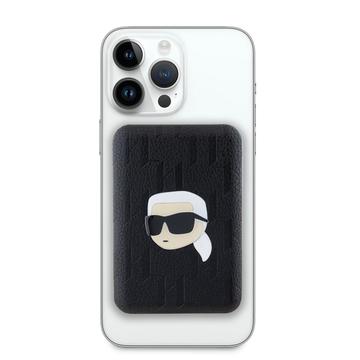 Karl Lagerfeld-præget MagSafe Power Bank 5000mAh - Karl Head - Sort