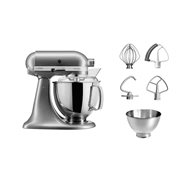 KitchenAid 5KSM175PSECU Artisan Elegance Stand Mixer - 4.8l - Kontur sølv