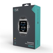 Ksix Hero Smartwatch med AMOLED-skærm, sports- og sundhedstilstande - IP68 - Sort