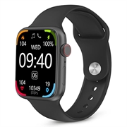 Ksix Urban 4 Mini Vandtæt Smartwatch m. Sport/Sundhedstilstande - Bluetooth, IP68 (Open Box - Bulk Tilfredsstillelse) - Sort