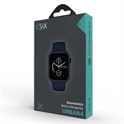 Ksix Urban 4 vandtæt smartwatch med sports- og sundhedstilstande - Bluetooth, IP68 - Blå