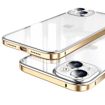 Luphie Anti-scratch iPhone 14 Hybrid Cover (Open Box - Fantastisk stand) - Guld