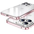 Luphie Anti-scratch iPhone 14 Pro Hybrid Cover - Pink