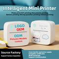 LX-D2 Termisk Inkless Bluetooth 5.2 Mini Printer - Blå