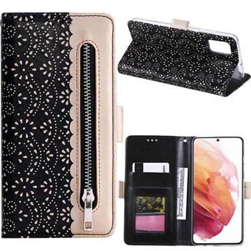 Lace Pattern Samsung Galaxy A53 5G Etui med Pung