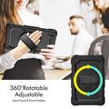 Lenovo Tab M10 Plus Gen 3 Heavy Duty 360 Cover med Håndrem - Sort