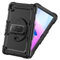 Lenovo Tab M10 Plus Gen 3 Heavy Duty 360 Cover med Håndrem - Sort